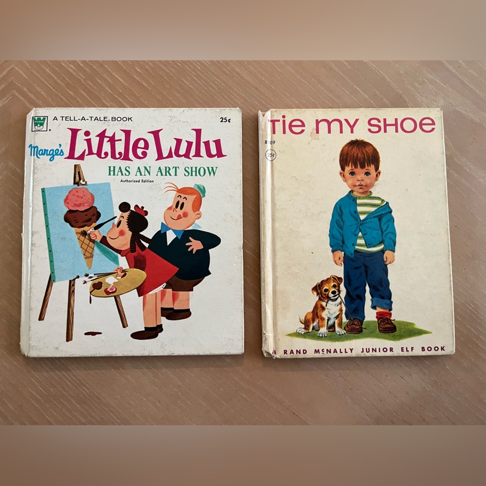 Set of 2 vintage children’s books from the 1960s.